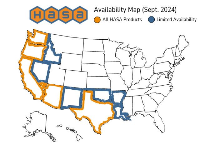 HASA availability map from 2014